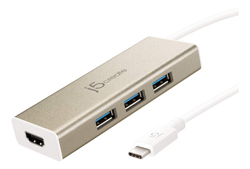 Usb 3.1tipo C 3puertos Hub Con Hdmi