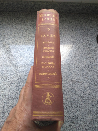 Enciclopedia Labor La Vida Tomo 3 Año 1956 Tapa Dura