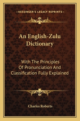 Libro An English-zulu Dictionary: With The Principles Of ...