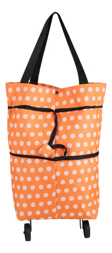 Bolsa De Compras, Material De Tela Oxford, Plegable, Doble P