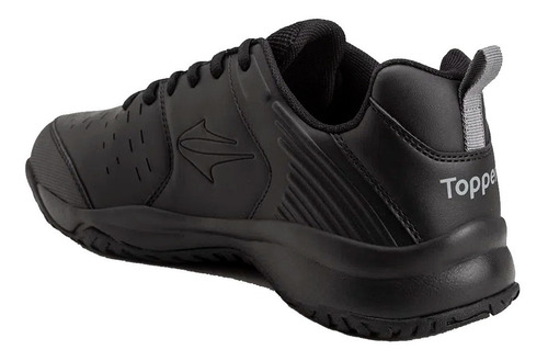 Imagen 3 de 6 de Zapatillas Topper Rod Il Tenis Negro Adulto 25486 Empo2000