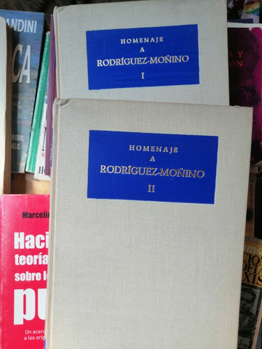 Homenaje A Rodríguez-molino En 2 Tomos Ed, Castalia