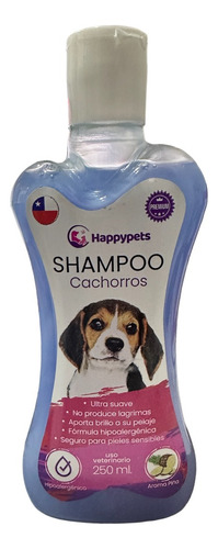 Shampoo Para Cachorros, Champu Perros 250ml Happypets Fragancia Piña