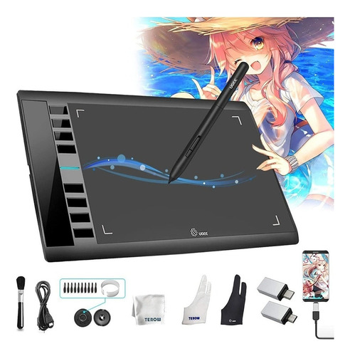 Tableta Gráfica Ugee M708 10x 6 Inch Compatible Android Y Pc