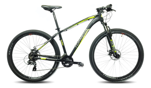 Bicicleta. Mtb. R29 Topmega Thor 24v. M/18 . Negro/amarillo