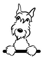 Comprar Perro Sticker Perrito  Asomandose Calcomania Carro Auto