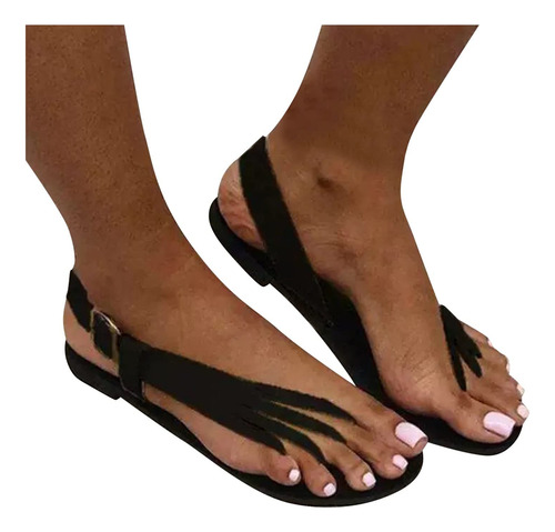 Zapatillas Con Punta Abierta Para Mujer, Zapatos Con Punta C