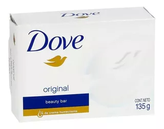 5 Cajas De Jabón En Barra Dove Original Blanco De 135 g