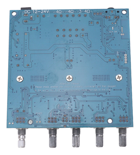 Amplificador De Subwoofer De Alta Potencia Dc12v24v 2.1