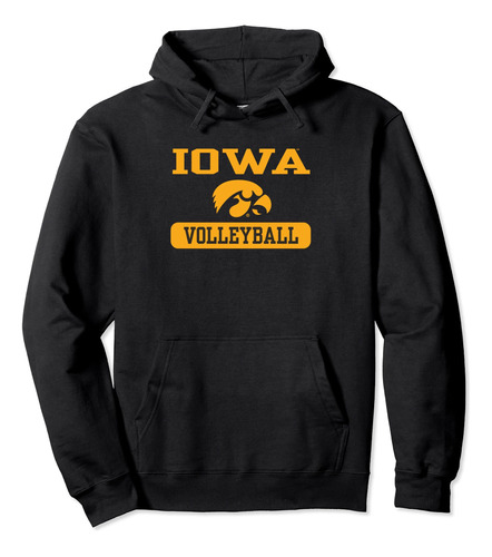 Iowa Hawkeyes - Sudadera Con Capucha Con Licencia Oficial D.