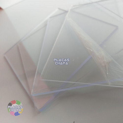 Imagem 3 de 5 de 2 Chapa Ps Cristal Transparente 1,5mmx80cmx68cm