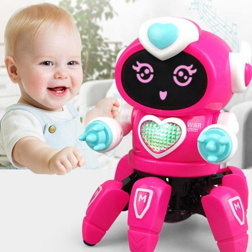 Robô Aranha Som E Dançarino Com Luzes Brinquedo Infantil