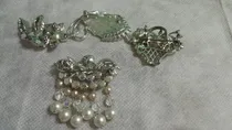 Comprar Lote De 4 Broches Prendedores Antiguos.bijuterie Antiguo