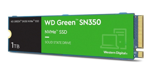Imagen 3 de 3 de Ssd Interna Western Digital Green Ssd 1tb Sn350 Nvme