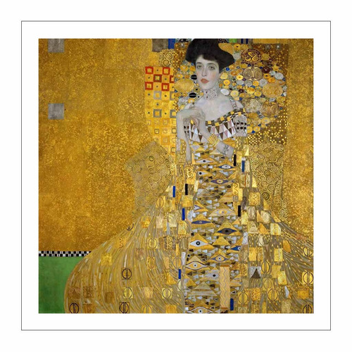 Lamina Fine Art Retrato De Adele Klimt 60x60 M Y C 