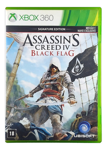 Assassins Creed Iv Black Flag Original Xbox 360 Mídia Física