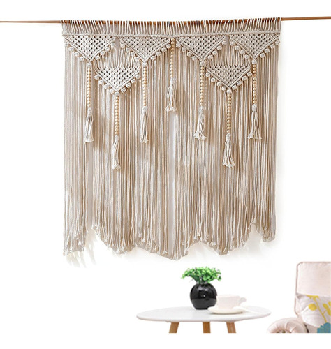 Tapices De Macramé Bohemio, Decoración Boho, Fondo Tejido |