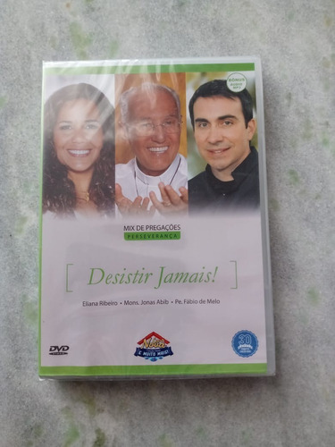 Dvd Mix De Pregações Desistir Jamais Padre Fabio De Melo 