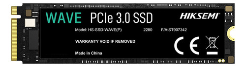 Unidade sólida SSD Nvme Hiksemi Pcie 3.0 de 128 Gb