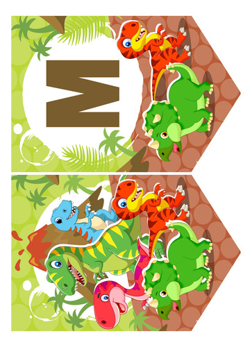 Dinosaurios Infantil (kit Para Imprimir)