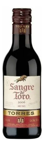 Pack 12 Pzs Vino Tinto Sangre De Toro Torres Original 187 Ml