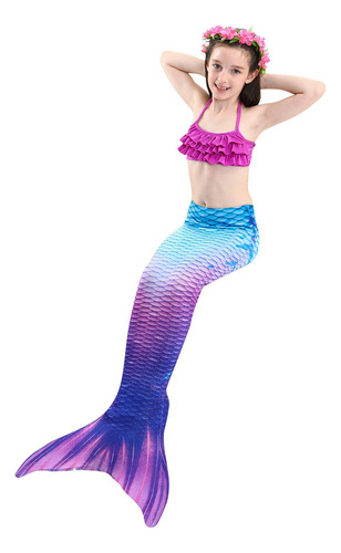 2024 Bañador Con Cola De Sirena For Niña The Little Mermaid