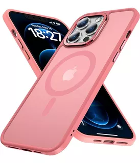 Funda Kisen Con Magsafe Para iPhone 12 Pro Max Rosa