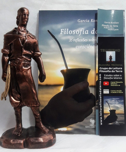 Combo Livro Filosofia Da Terra + Estatueta Laçador