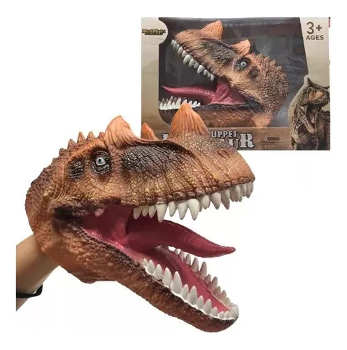 Marioneta Dinosaurio Wabro Juguete Carnotauro Hand Puppet