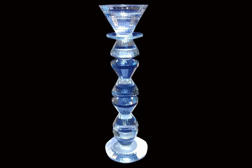 Candelabro Cristal Centro De Mesa Decoración Vela Veladora