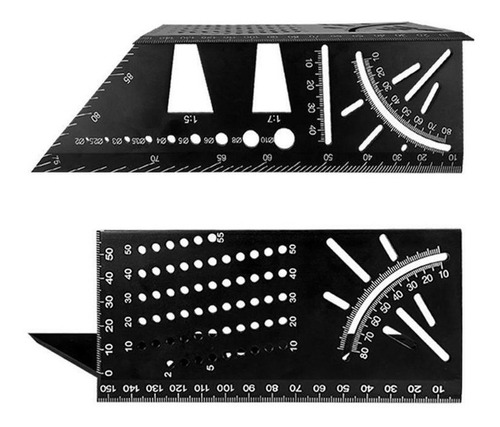 Escuadra Angulo Multifuncional 45 90 Grados Prof. Ruhlmann 