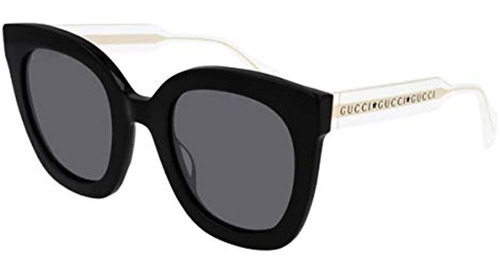 Gucci Gg0564s Negro / Cristal / Gris 001 Gg0564s Ojos De Gat