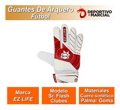 Guantes De Arquero Futbol Adultos Antidelizante Velcro Goma