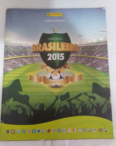 Livro Album Campeonato Brasileiro 2015 Sem Figurinhas