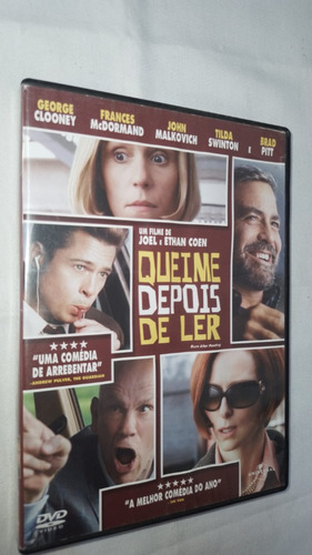 Dvd Queime Depois De Ler ( 14173 ) (Usado)