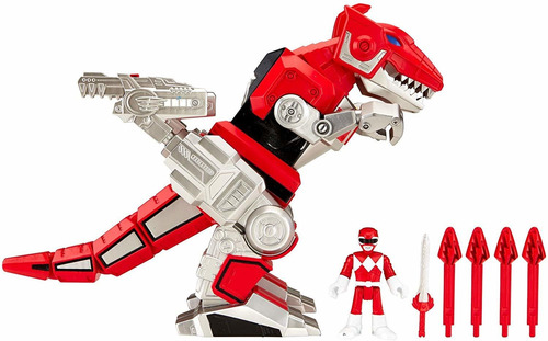 Fisher-price Imaginext Power Rangers Red Ranger Y T-rex Zord