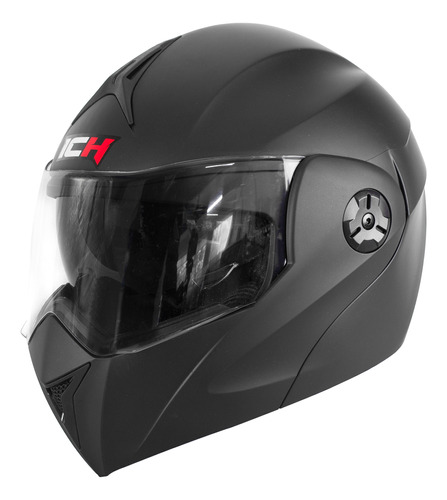 Casco Abatible Ich Ich3110 Solido Negro Mate Talla Xl