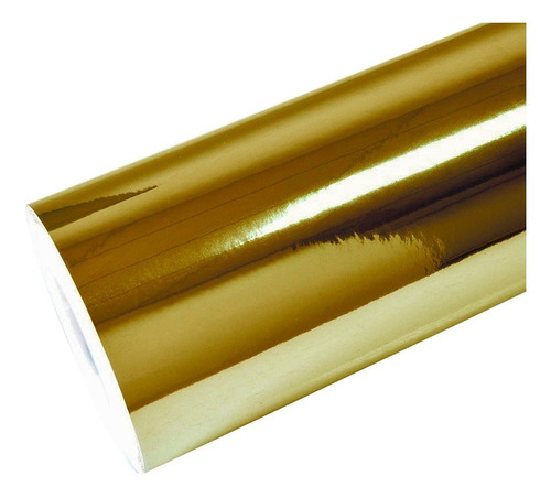 Vinilo Adhesivo De Corte 61cm X Mts Cromo Espejo Oro Y Plata