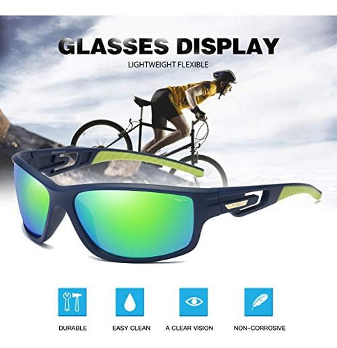 100 Classic Gafas De Sol Deportivas Unisex Lentes Polarizada