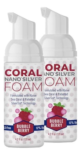 Pasta De Dientes Coral Nano Silver Kids Sin FlĂșor Bubble Ber