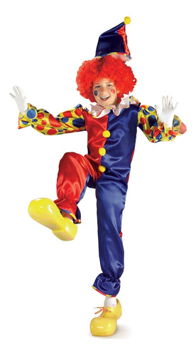 Rubies Bubbles The Clown Disfraz Infantil, Mediano