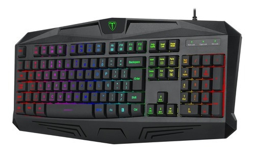Imagen 2 de 2 de Teclado gamer T-Dagger Tanker T-TGK106