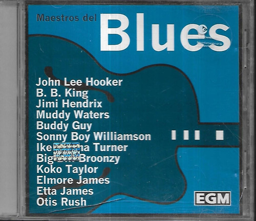 John Le Hooker Bb King Jimi Hendrix Album Maestros Del Blues