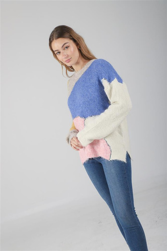 Sweater Avima Piel De Mono Con Lentejuelas Gu53694 Arizona