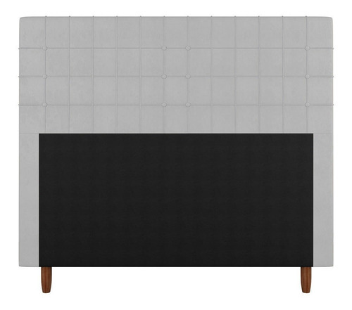 Cabeceira Cama Box King Size Parisis 195cm Sintético Branco