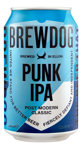 Cerveja Brewdog Punk American IPA lata 330ml