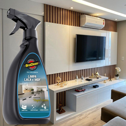 Limpa Laca E Mdf 500 Ml Braclean Linha Premium Raquel Azara