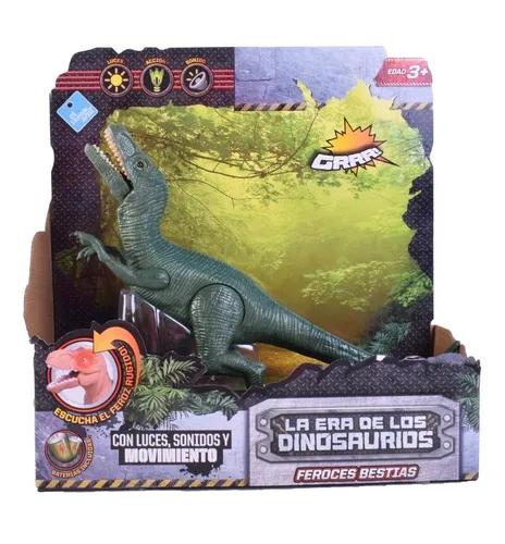 Dinosaurio Con Luz Y Sonido 20 Cm El Duende Azul 7309 Dinosaurio Con Luz Y Sonido 20 Cm El Duende Azul 7309
