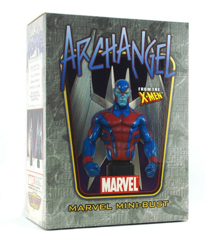 Figura Marvel Comics Arcangel Mini Bust X-men Designs Bowen 