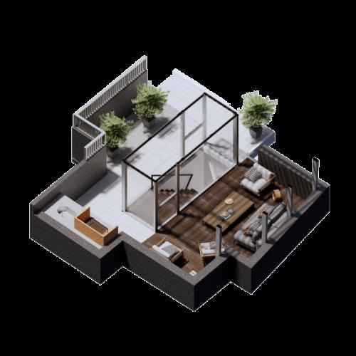 Imagen 27 de 33 de 1 Y 2 Dormitorios En Fisherton, Opción Terrazas Exclusivas
